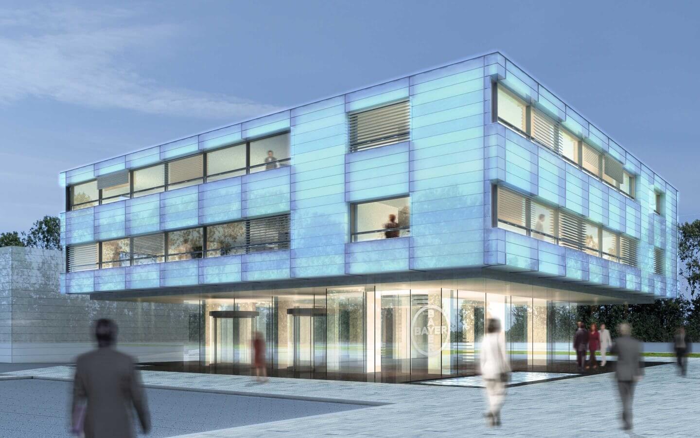Verwaltungsbau energieoptimiert _ BAYER eco commercial building concept