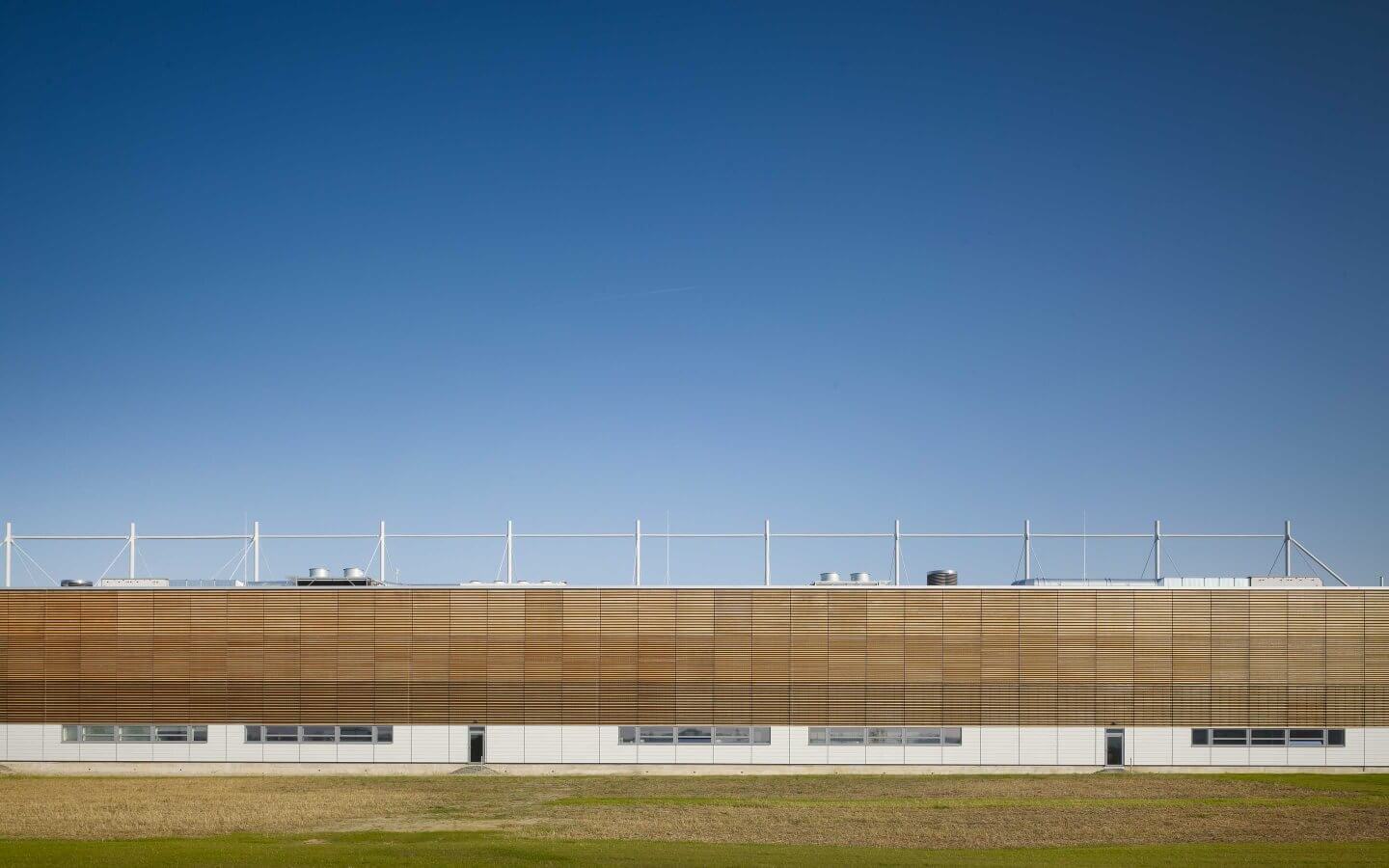 energieoptimierter Industriebau in Holz