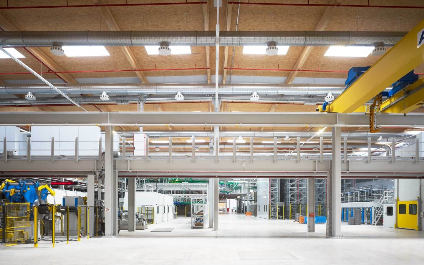 energieoptimierter Industriebau in Holz