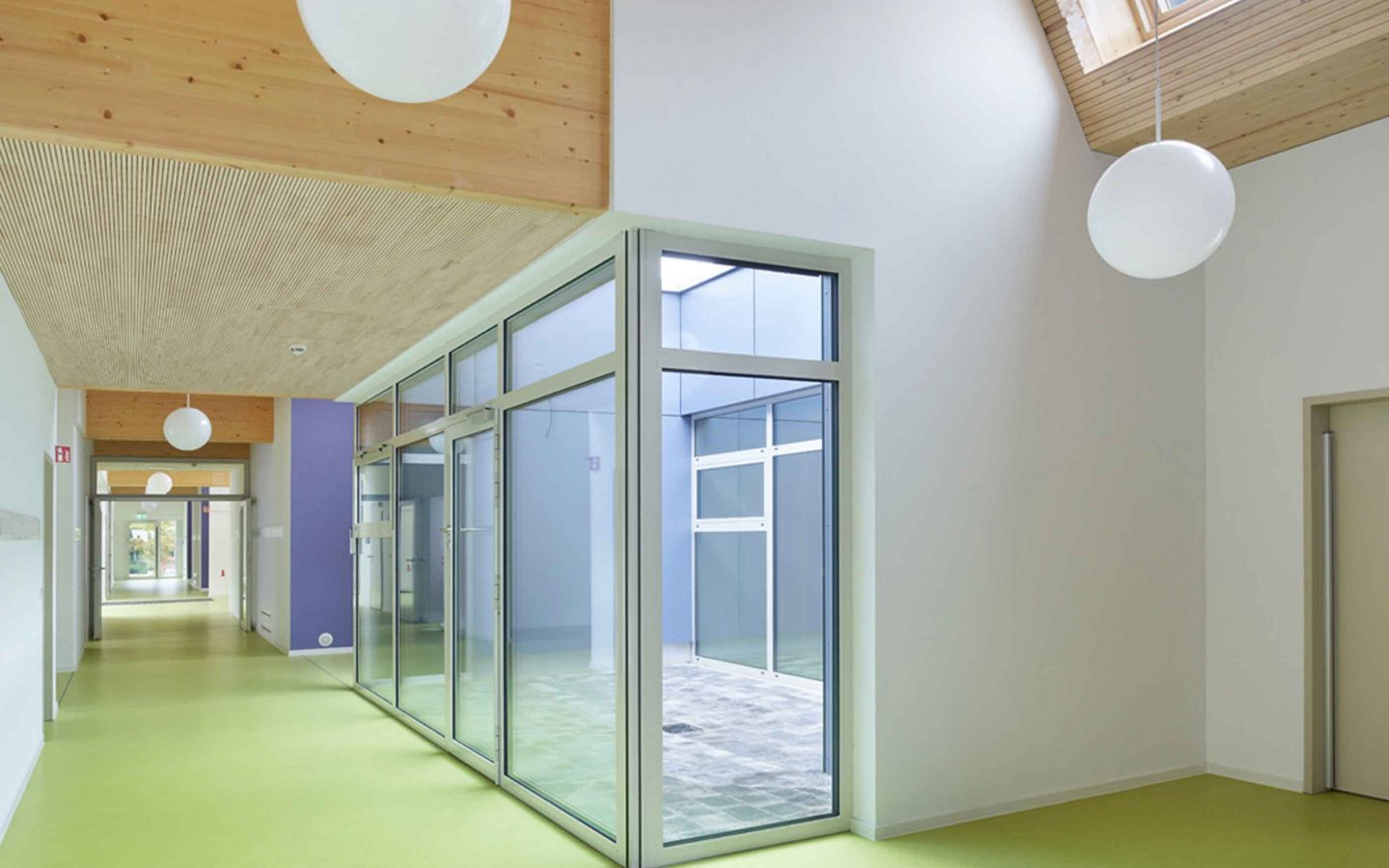 Kindertagesstätte energieoptimierter Holzbau Bochum