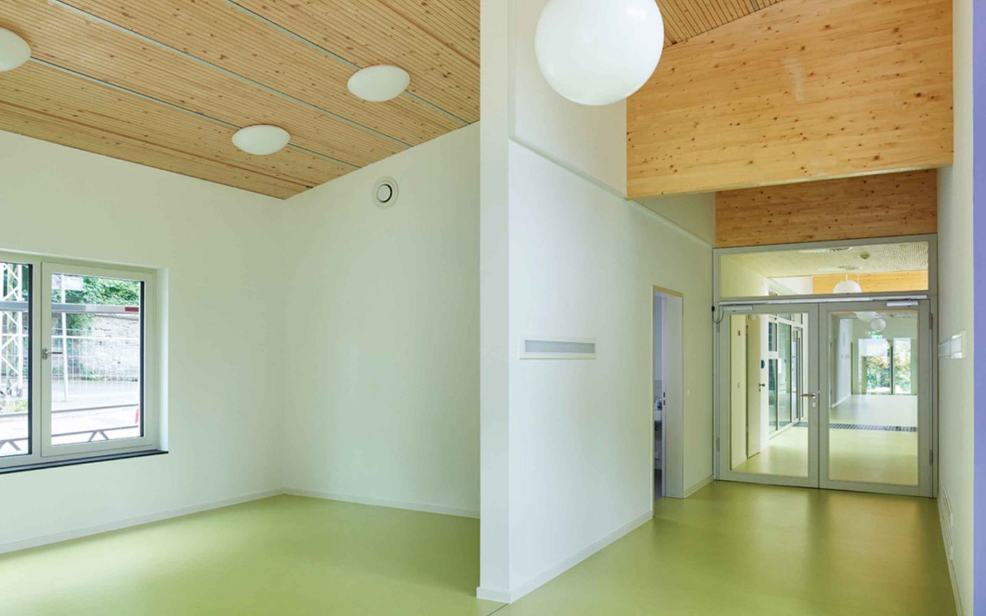 Kindertagesstätte energieoptimierter Holzbau Bochum