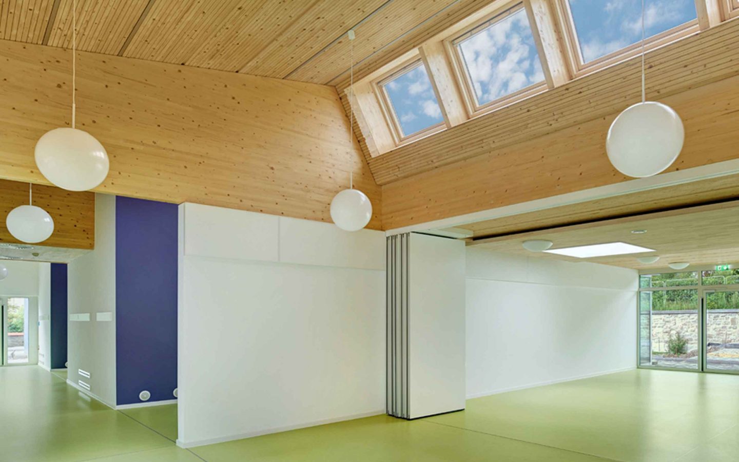 Kindertagesstätte energieoptimierter Holzbau Bochum